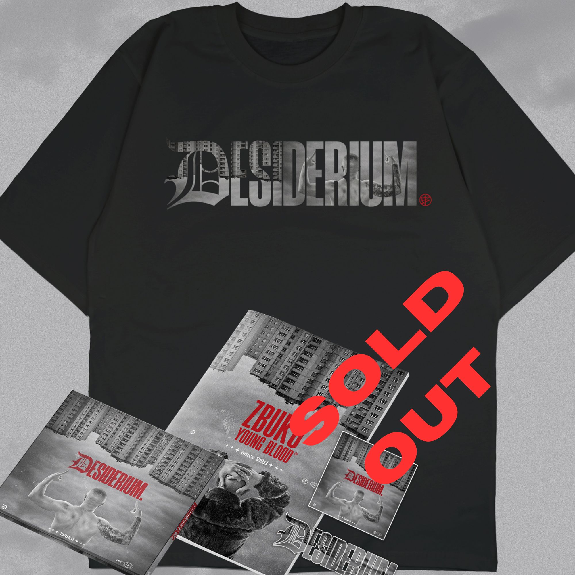 ZBUKU „DESIDERIUM” CD z autografem + album + wlepki + T-shirt