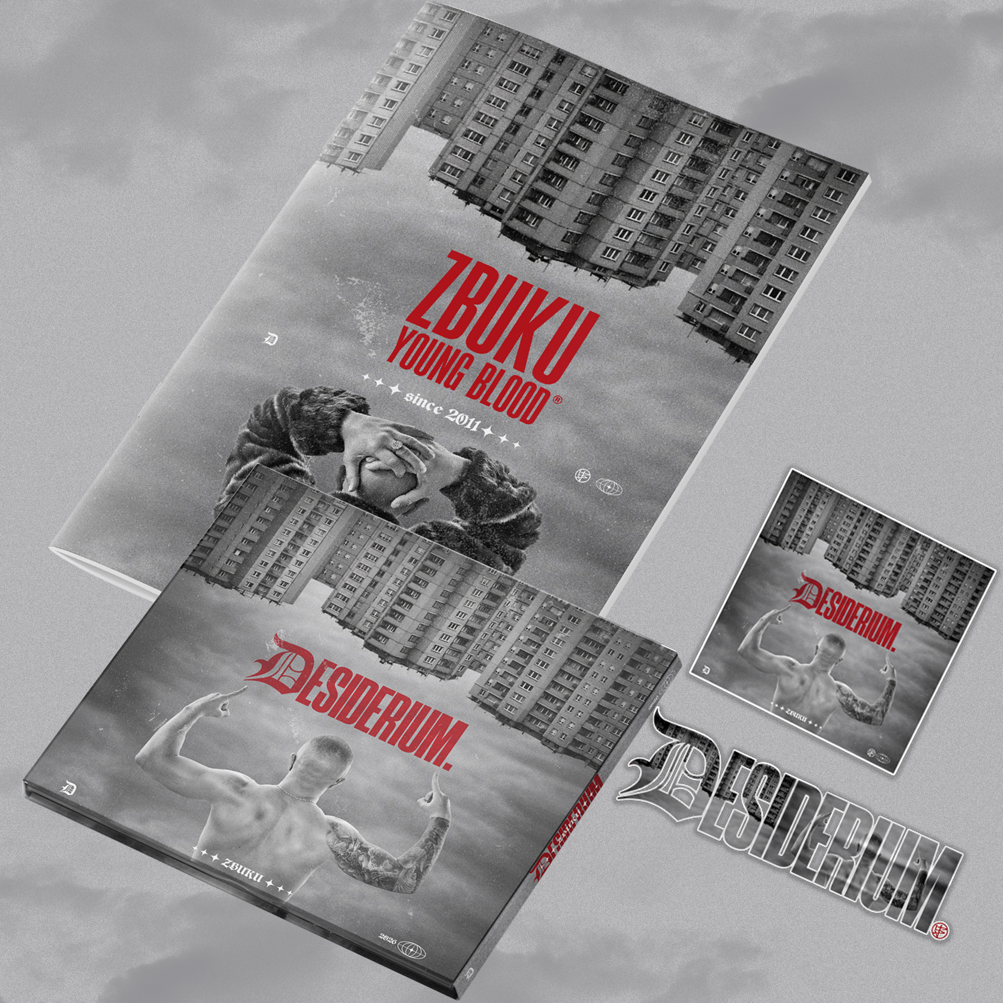 ZBUKU DESIDERIUM CD z autografem + album + wlepki